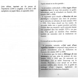 Cèu negre d'uno suprèmo lus – Ciel noir d'une  suprême lumière - Serge Bec