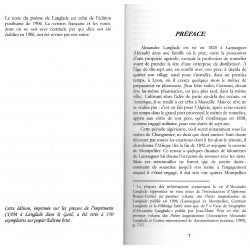 L'Estanc de l'Ort - Alexandre Langlade - Extrait