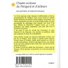 Chants occitans du Périgord et d'ailleurs - Etienne Roux - 4ième de couverture