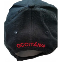 Casqueta occitana (tipe americana) nera - Occitania