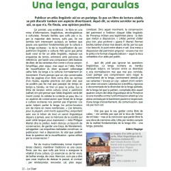 La langue d'oc telle qu'on la parle - Atlas linguistique de Provence - Article Lo Diari