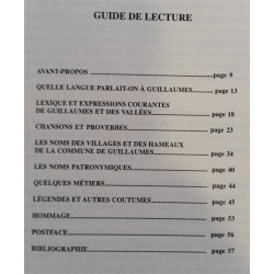 Langue et traditions orales en pays de Guillaumes - La França rustega