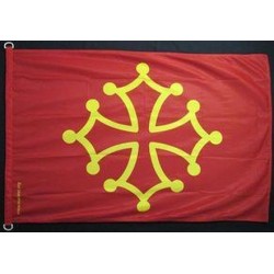 Drapeau Occitan 80x120 cm - Macarel