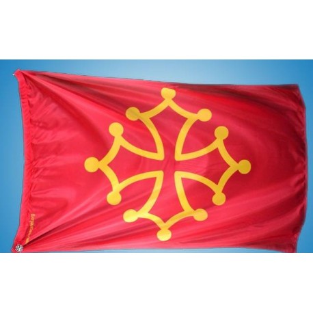 Drapeau Occitan 80x120 cm - Macarel