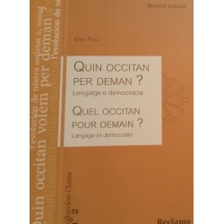 Quin occitan per deman ? Eric Fraj - Couverture édition 2014