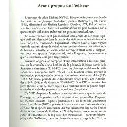 La poésie hispano-arabe et les premiers troubadours d'Aquitaine - Aloïs Richard Nykl - Extrait