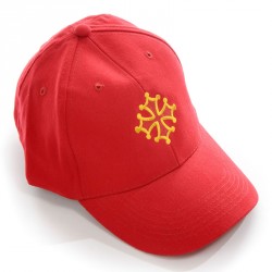 Casquette occitane (type américaine) rouge