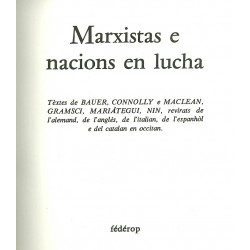 Marxistas e nacions en Lucha﻿ - Livre
