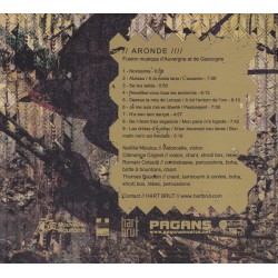 Aronde - Verso de l'album CD (2017)