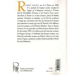 Baroques occitans : Anthologie de la poésie en langue d'oc 1560-1660 - Robert Lafont - 4ième de couverture