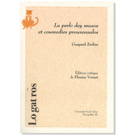 La perlo dey musos et coumedies prouvensalos - Gaspard Zerbin - CEO-PULM