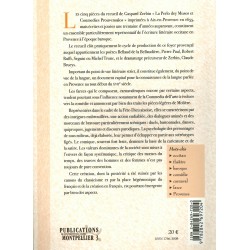 La perlo dey musos et coumedies prouvensalos - Gaspard Zerbin - 4ième de couverture