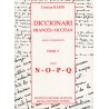 Diccionari Francès/Occitan, segon lo lengadocian TÒME V N-O-P-Q - Rapin Christian