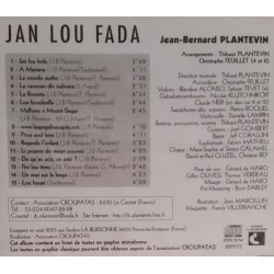 Jan lou fada - Jean-Bernard Plantevin (CD)