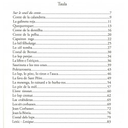 Contes de la Calendreta - Andrieu Lagarda - Sommaire