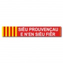 Autocollant  « Sièu provençau e n'en sièu fièr ! »