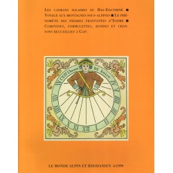Le monde alpin et rhodanien - 4/1999 - Christian Abry et Alice Joisten