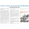 Textes occitans de la Comuna de Marselha -  Claude Barsotti - Article Prouvenço d'aro mars 2018
