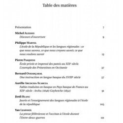 L’école française et les langues régionales XIXe-XXe siècles - Hervé LIEUTARD et Marie-Jeanne VERNY