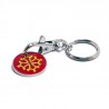 Porte-clefs Croix Occitane (jeton caddie)