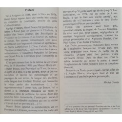 Trobo prouvençalo – Poèmes provençaux - Henri Bosco