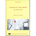 Anthologie de l'écrit Drômois de langue d'Oc, Volume  II. XIXe - XXe - Rixte Jean-Claude
