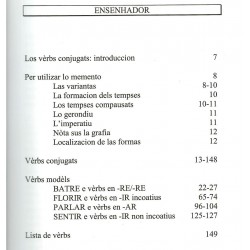 Los vèrbs conjugats - Memento verbal de l’occitan - Patrici POJADA - Table des matières