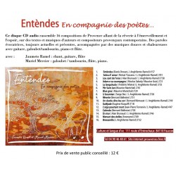 Entèndes - En compagnie des poètes ... Jaumeto Ramel et Muriel Mercier (CD)