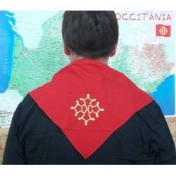 Foulard à  la Croix òc Brodée