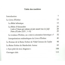 Le Livre d’Esther dans la tradition occitane judéo-comtadine - Nathan Weinstock - Table des matières