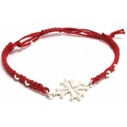 Occitan cross bracelet in sterling silver