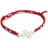 Bracelet croix occitane en argent massif