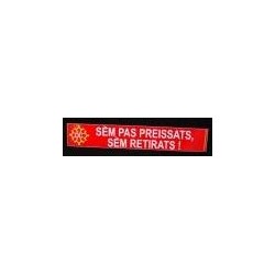 Sticker « Sèm pas preissats, sèm retirats ! »