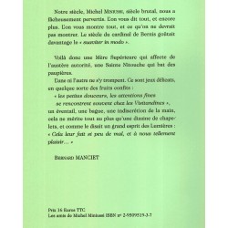 Lettres corses - Michel Miniussi - 4ième de couverture