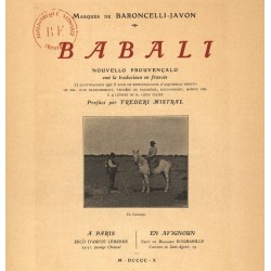 Babali - Folco de Baroncelli (édition originale)