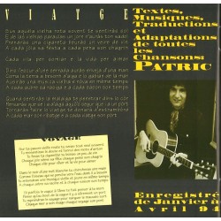 Les grandes chansons occitanes de Patric - Livret intérieur du CD