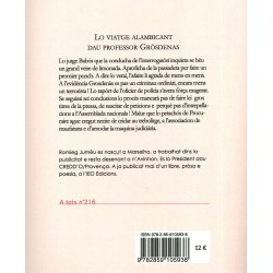 Lo viatge alambicant dau professor Gròsdenas - Romieg Jumèu - ATS 216 - 4ième de couverture