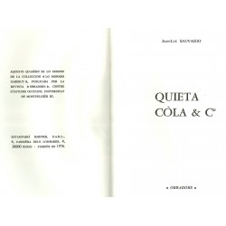 Quieta Còla & C° - Joan-Luc Sauvaigo