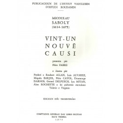 Vint-un nouvé causi de Micoulau Saboly