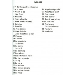 Comptinas, chants e juecs danças per los pechons