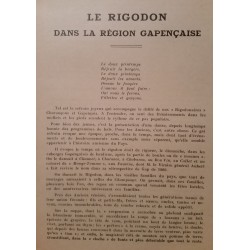 Le rigodon dans la région Gapençaise - J. Barrachin - Extrait