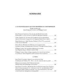 Revue des Langues Romanes - Tome 122-2 (2018 n°2) - Le texte religieux occitan moderne et contemporain