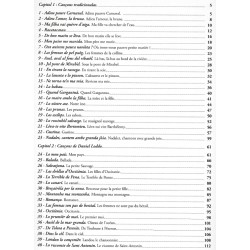 Canta Cantanha - La Talvera - Sommaire