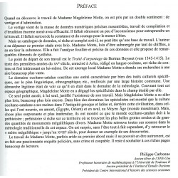 La cana e lo destre - Magdeleine Motte