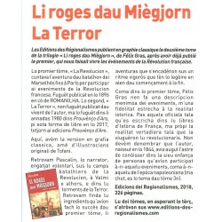 Li Roges dau Miegjorn - Tòme II èn: la Terror - Fèlis GRAS - Article Aquo d'Aqui 310 de 11-2018