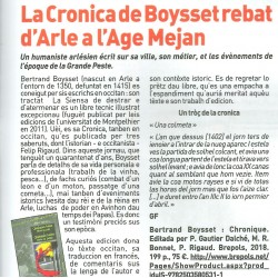 Bertrand Boysset - Chronique - Article Aquo d'Aqui 314