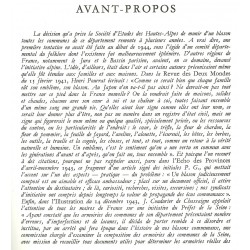 Armorial des communes des Hautes-Alpes - Jean-Charles D'Amat - Avant-Propos