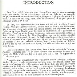 Armorial des communes des Hautes-Alpes - Jean-Charles D'Amat - Introduction