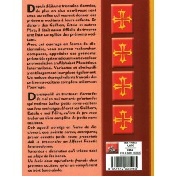 Prénoms occitans - Petit dictionnaire de poche - Hervé Lieutard - 4ième de couverture
