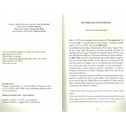 De Paraulas Enchaenaas - Parole incatenate - Poesias de Franco Bronzat - Extrait